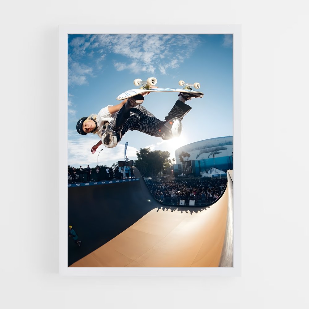 Poster Tricks et Rampes – affiche Skateboard (vue 3)